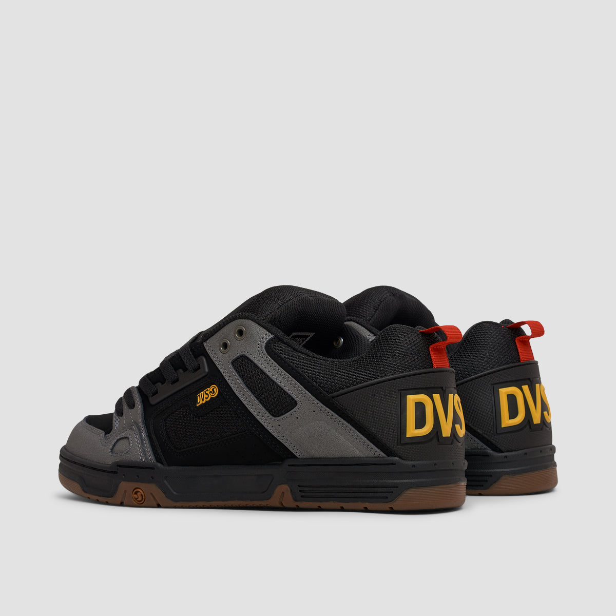 DVS Comanche Shoes - Black/Charcoal/Gum/Gold Fusion Nubuck