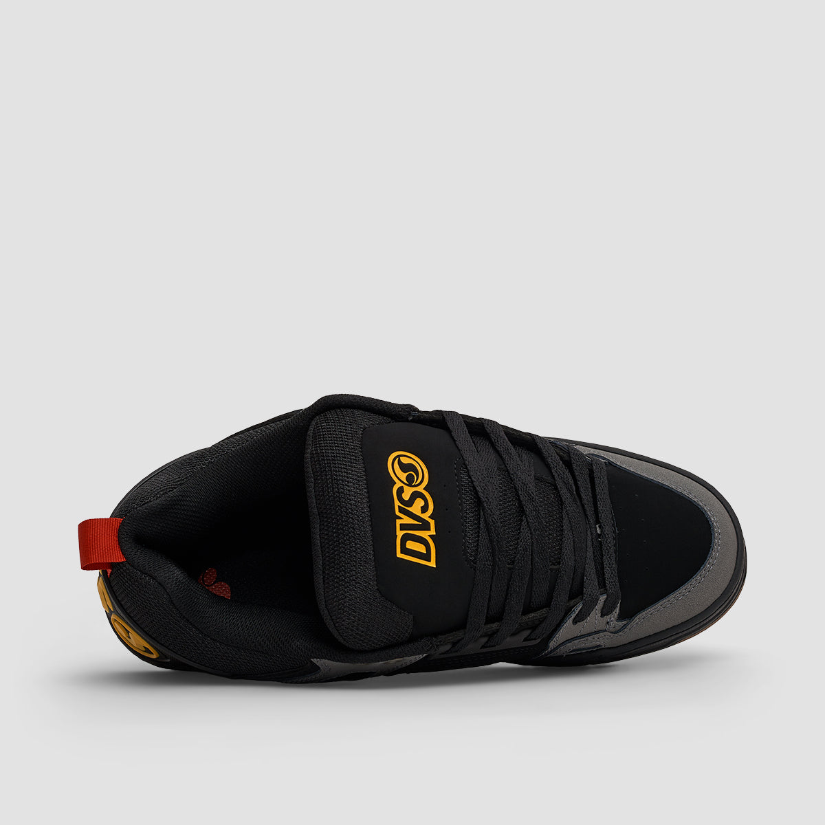 DVS Comanche Shoes - Black/Charcoal/Gum/Gold Fusion Nubuck