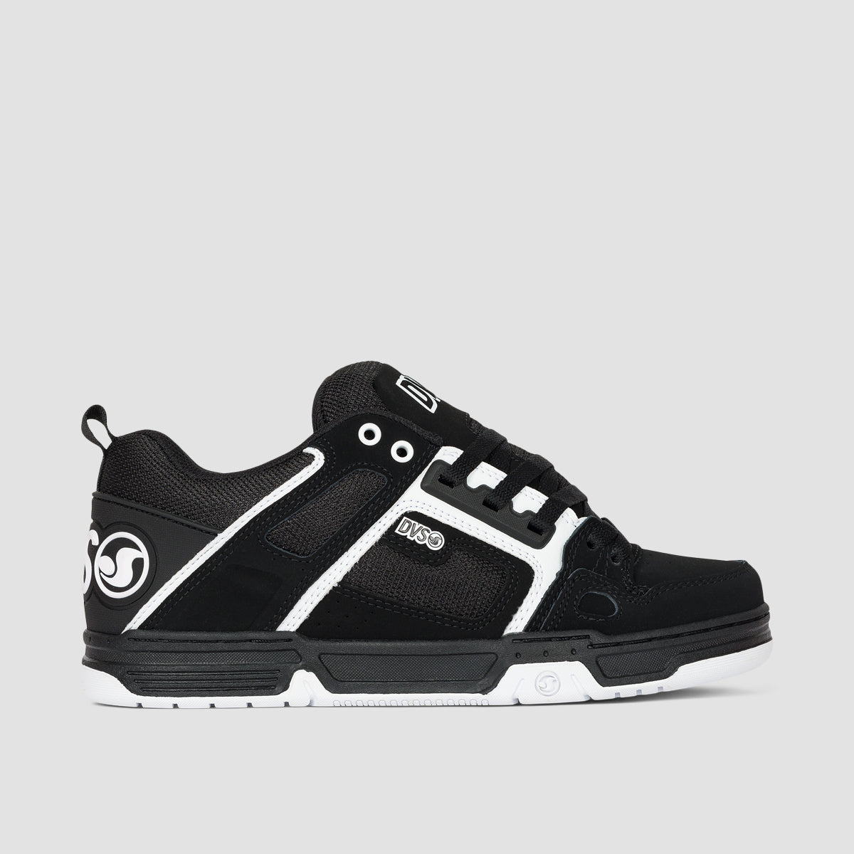 DVS Comanche Shoes - Black/White Leather