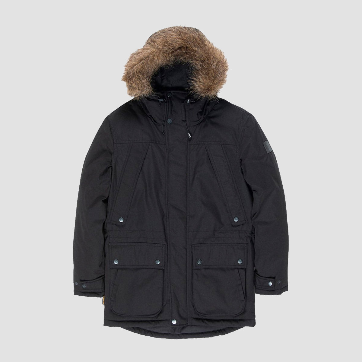 Element Fargo Parka Jacket Flint Black Womens