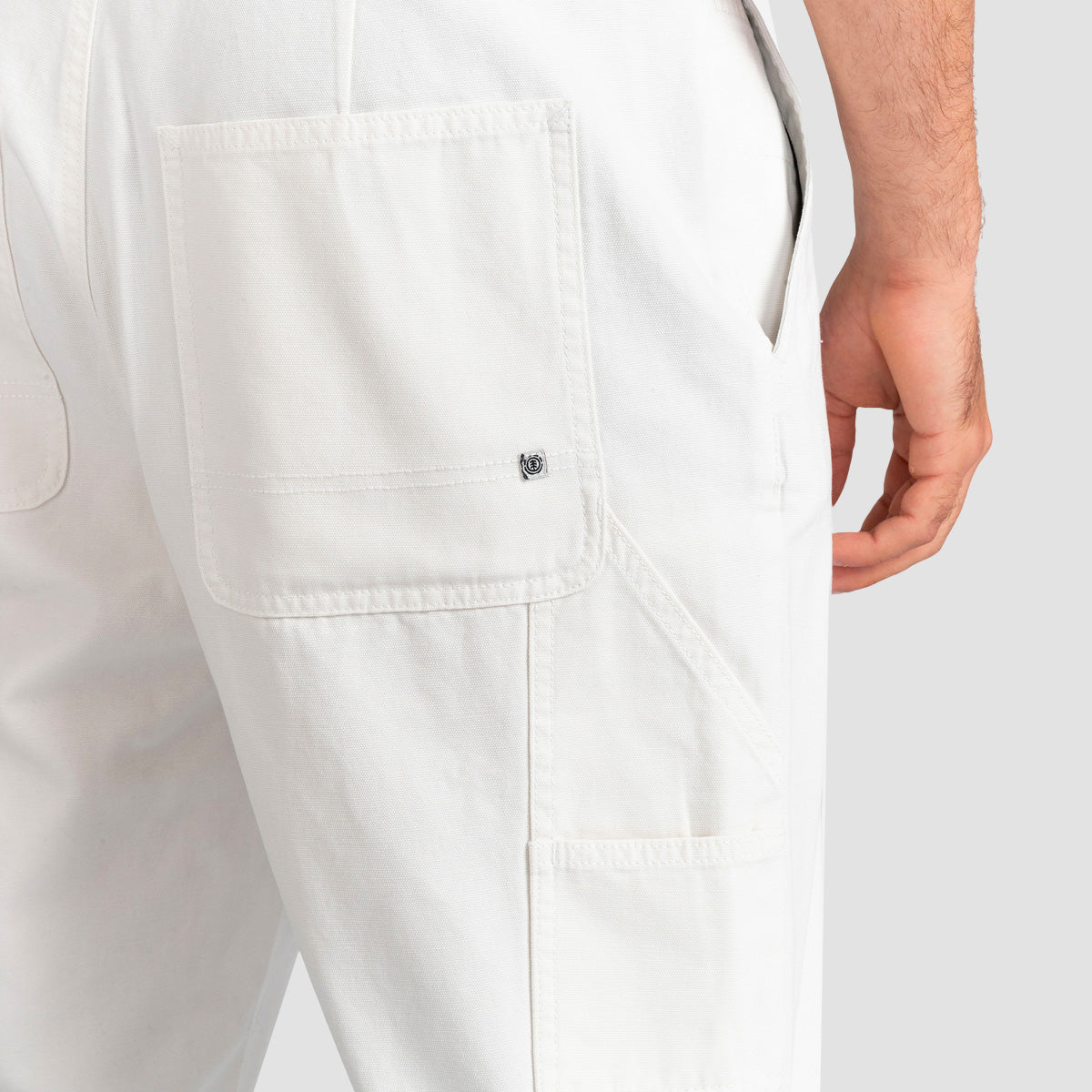 Element Highwater Work Trousers Off White