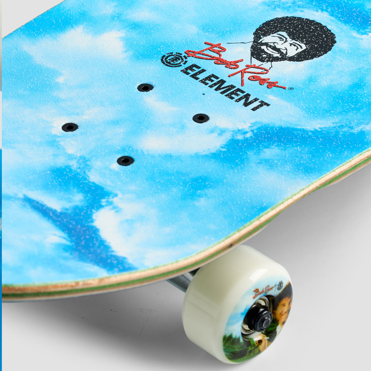 Element X Bob Ross Happy Clouds Cruiser Skateboard - 8.875"