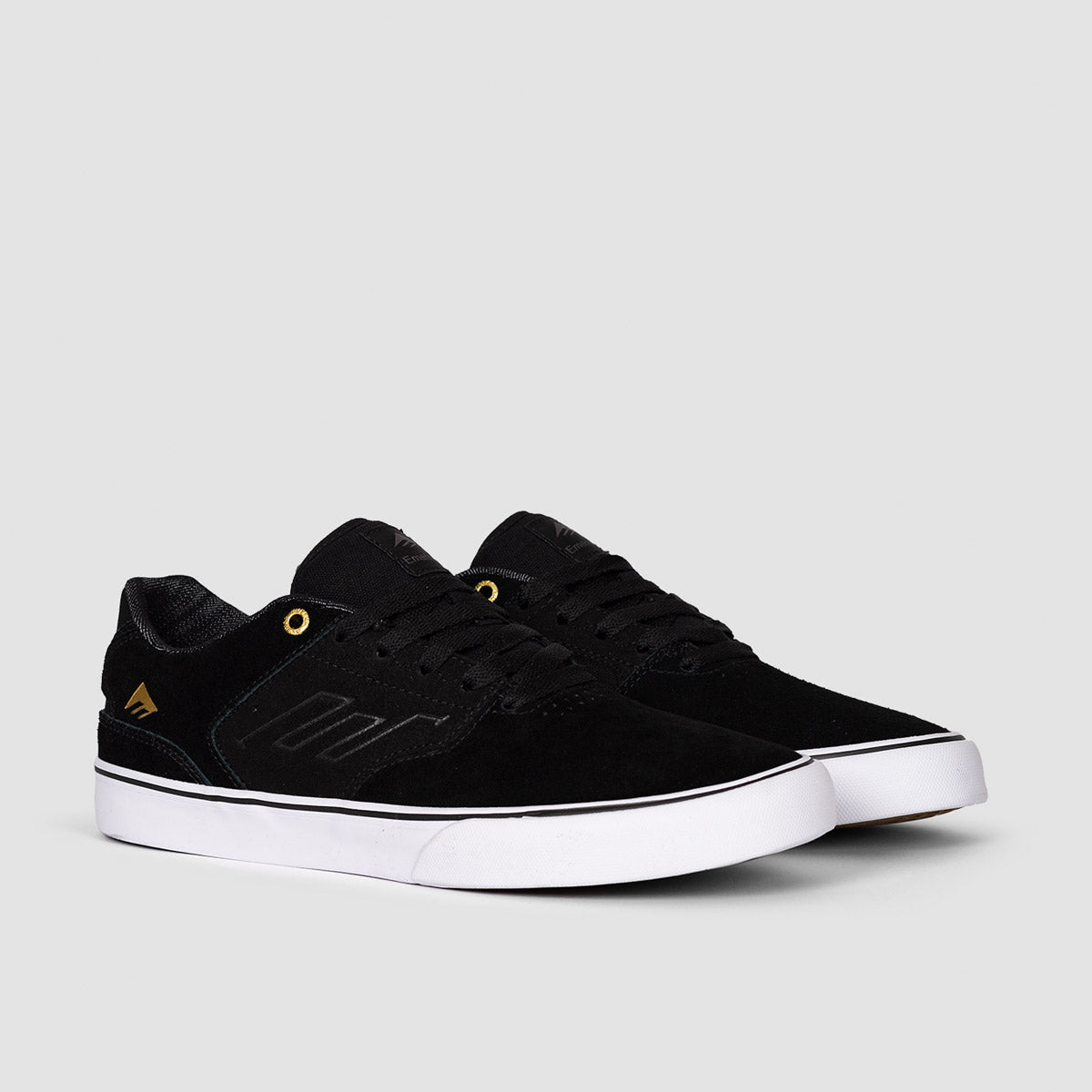 Emerica The Low Vulc Shoes - Black/Gold/White