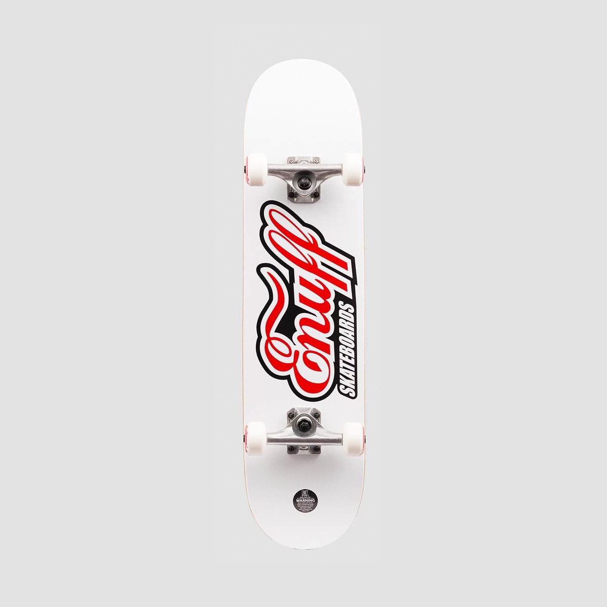 Enuff Classic Logo Pre-Built Complete White - 7.75 - Skateboard