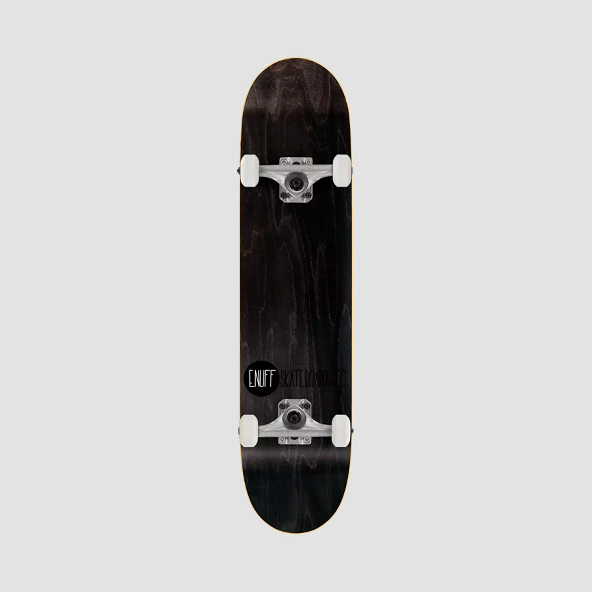 Enuff Logo Stain Skateboard Black - 8"