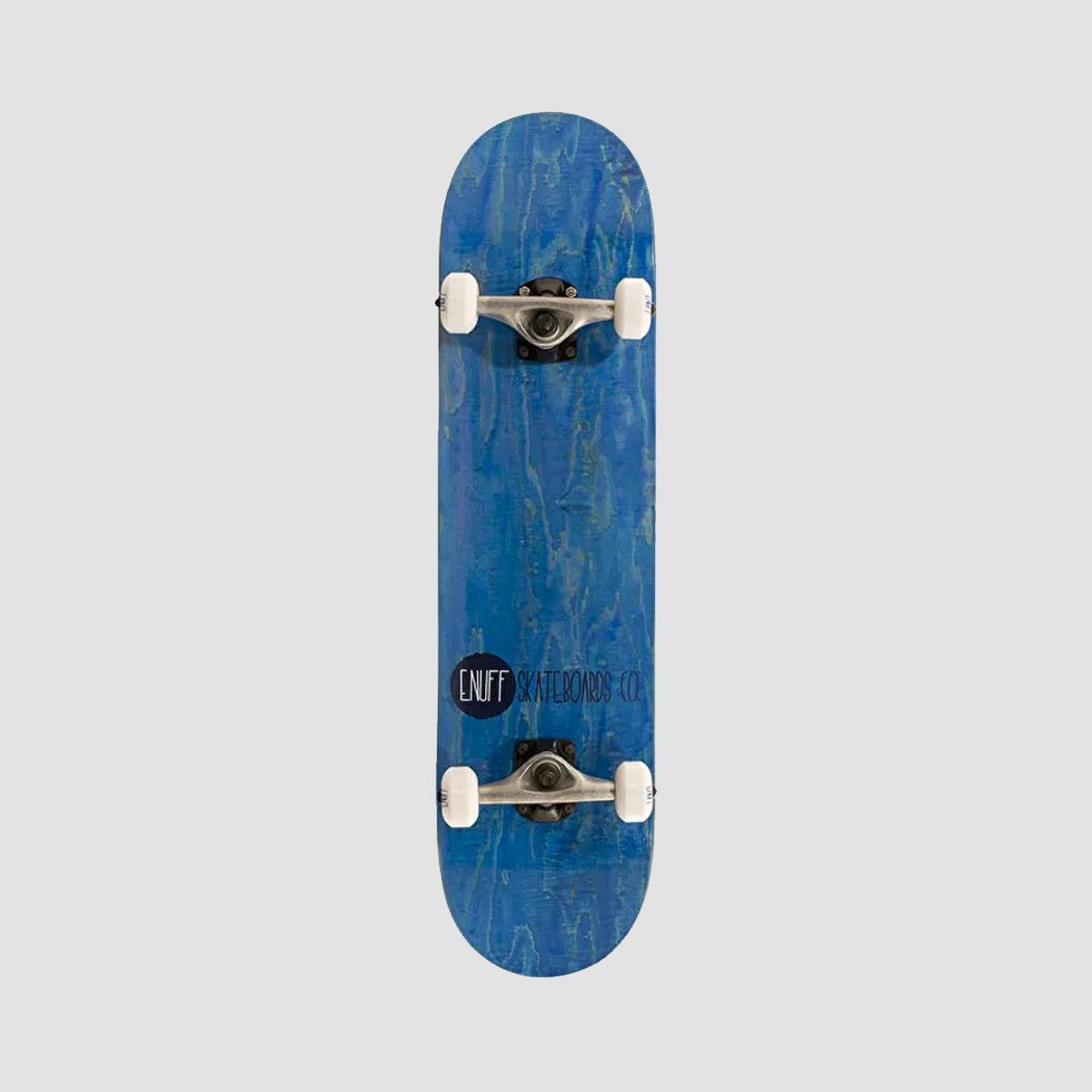 Enuff Logo Stain Skateboard Blue - 8"