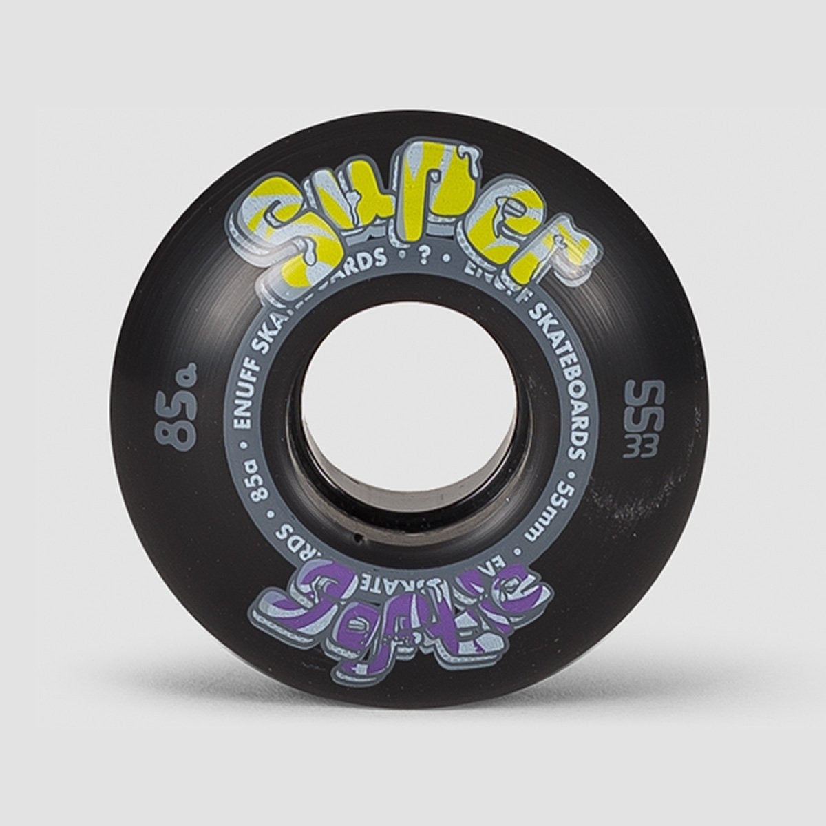 Enuff Super Softie Wheels Black 55mm - Skateboard