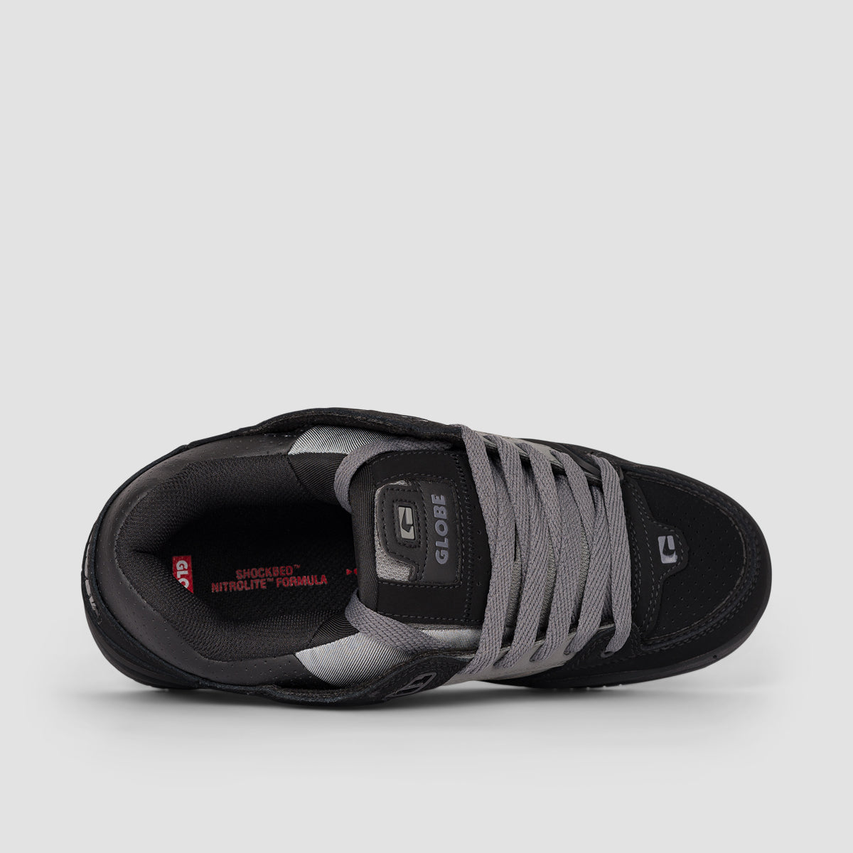 Globe Fusion Shoes - Black/Charcoal Split