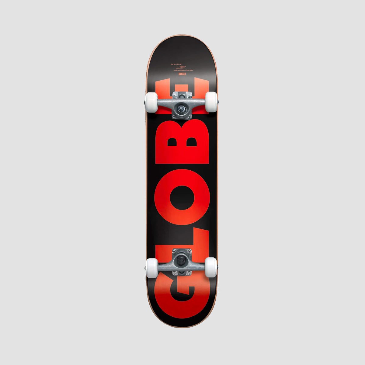 Globe G0 Fubar Skateboard Black/Red - 7.75"