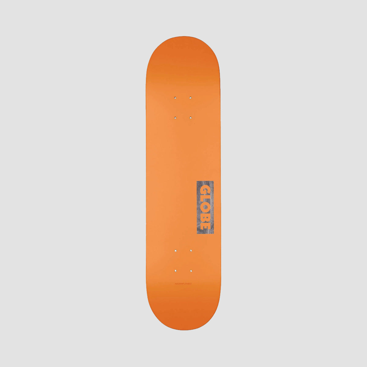 Globe Goodstock Skateboard Deck Neon Orange - 8.125"