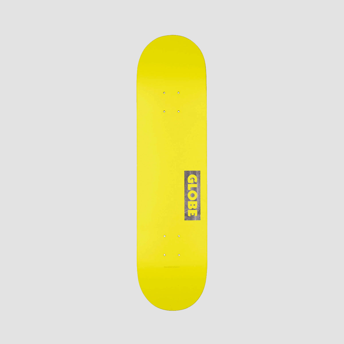 Globe Goodstock Skateboard Deck Neon Yellow - 7.75"