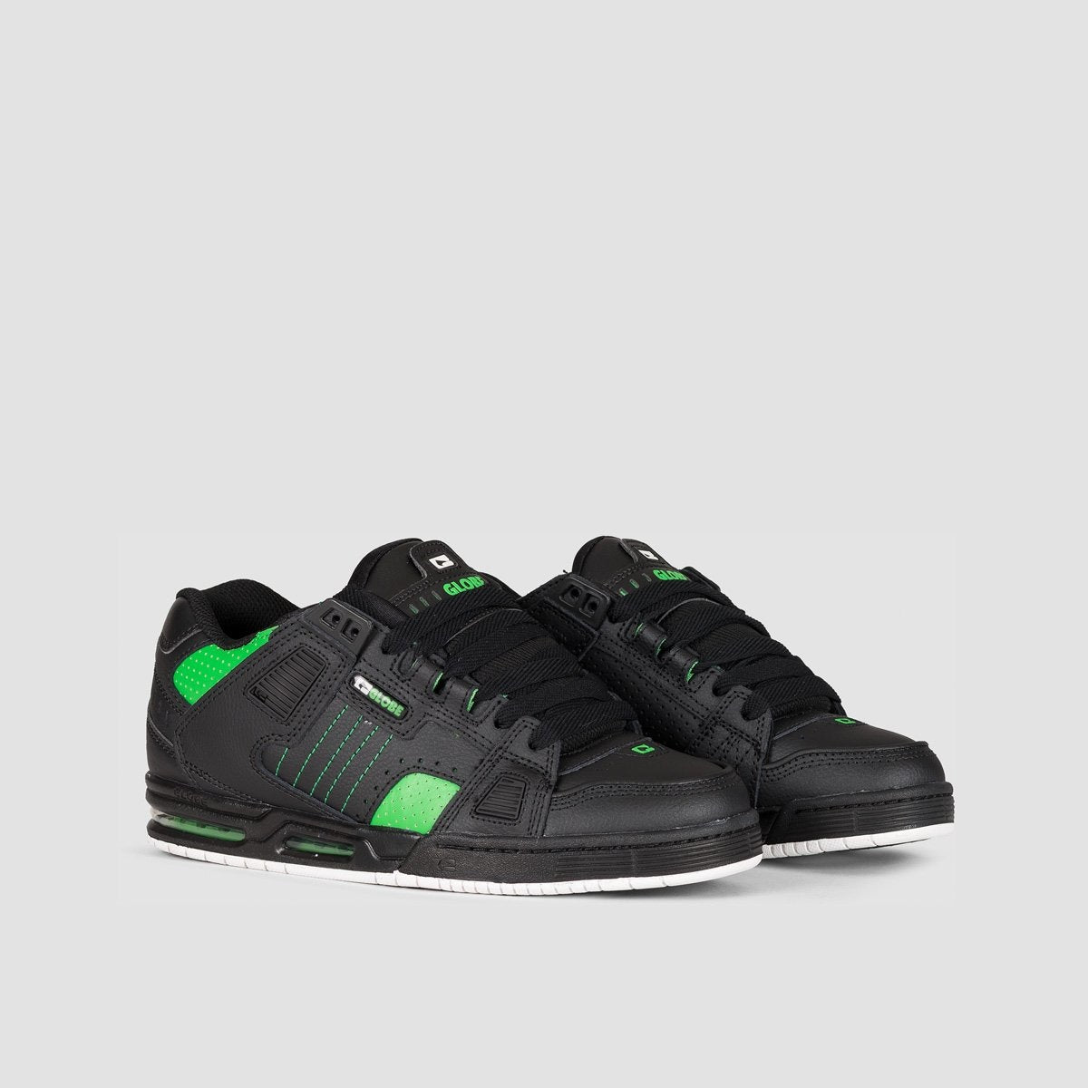 Globe Sabre Black/Moto Green - Footwear