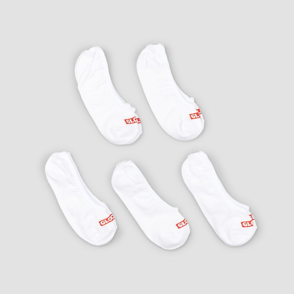 Globe Stealth Socks 5 Pack White - Womens - Accessories