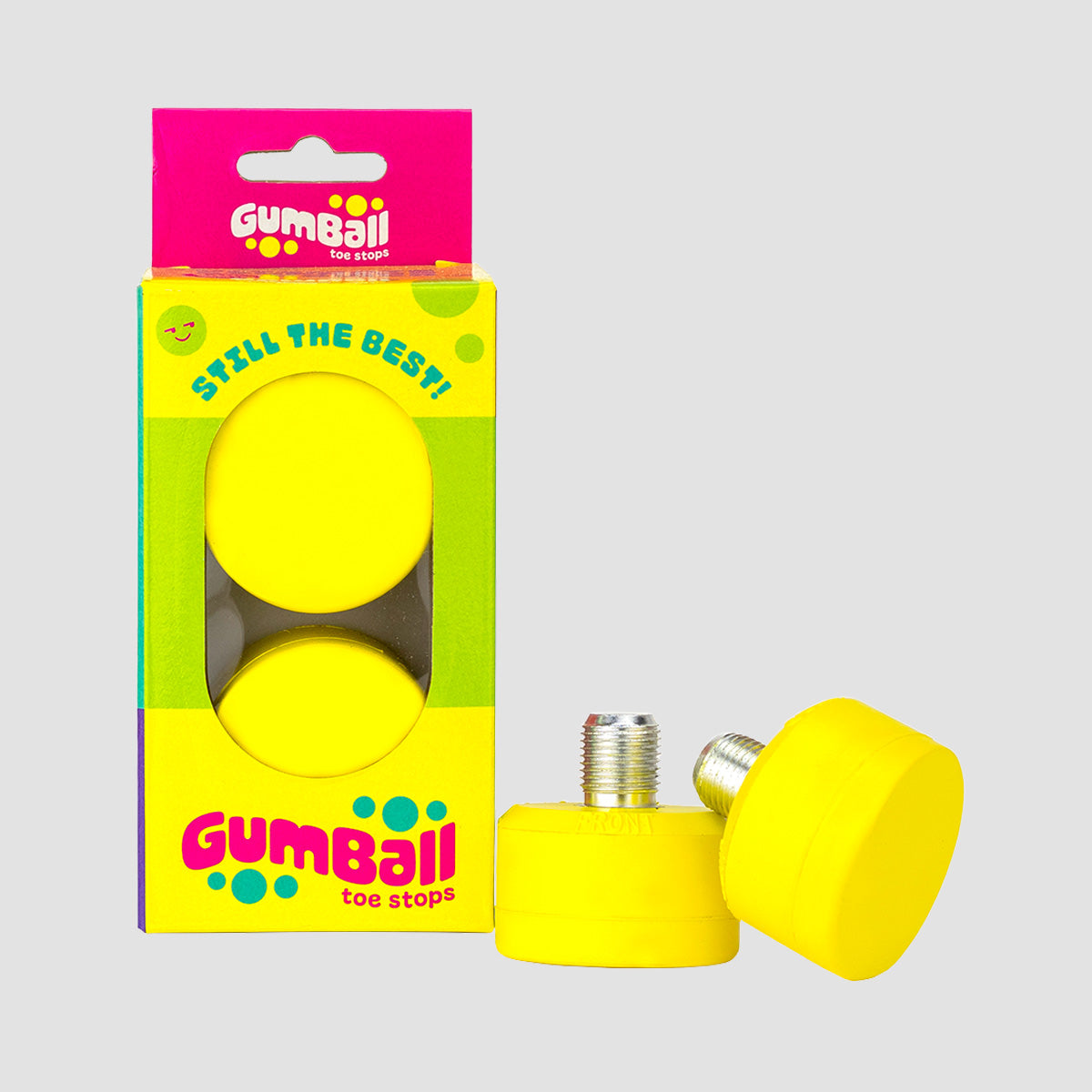 Gumball 75A Toe Stops Lemon Short 17mm x2
