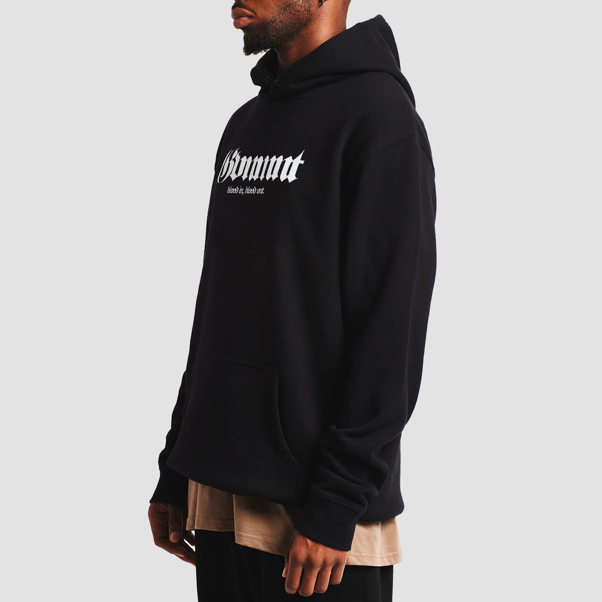 GVNMNT Blood In Blood Out Pullover Hoodie Black