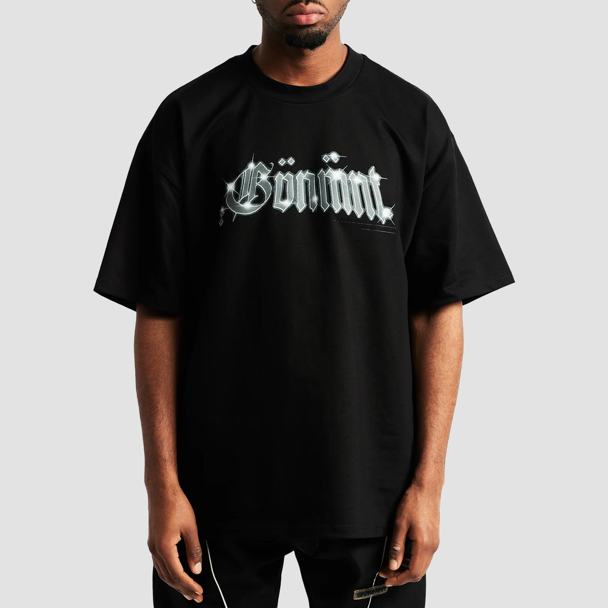 GVNMNT Sharp Chrome T-Shirt Black