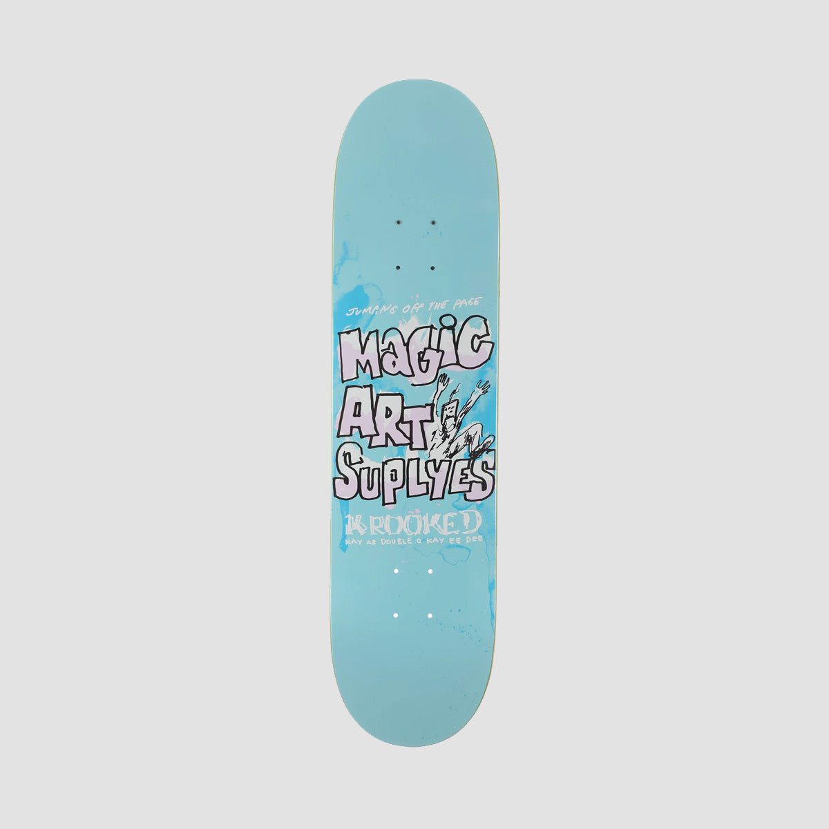 Krooked Team Magic Art Suplyes Skateboard Deck - 8.06"