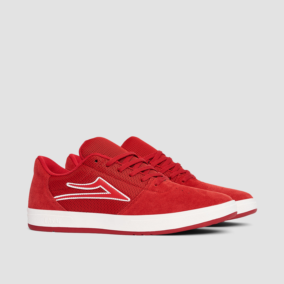 Lakai Brighton Shoes - Red Suede