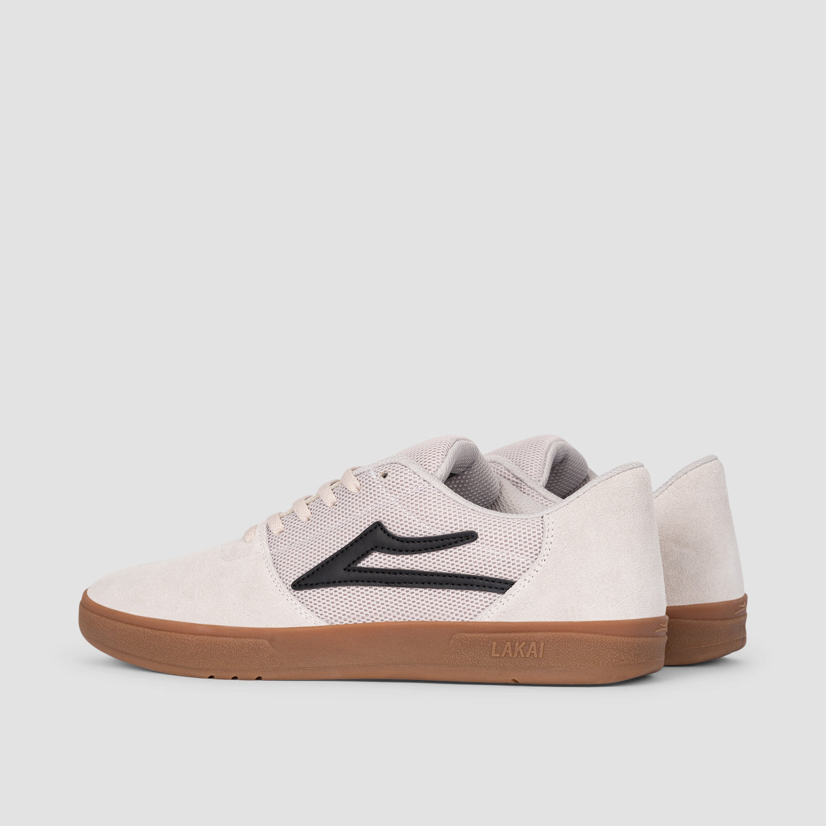 Lakai Brighton Shoes - White/Gum Suede