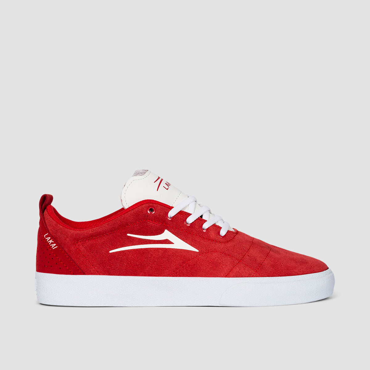 Lakai Bristol Red/White Suede