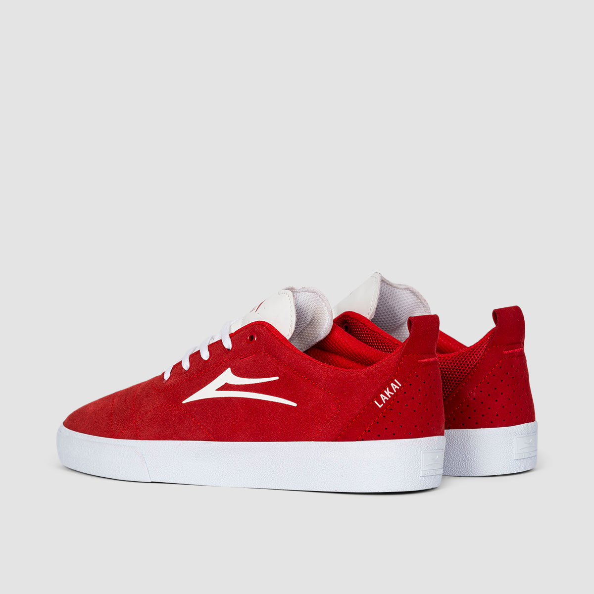 Lakai Bristol Red/White Suede