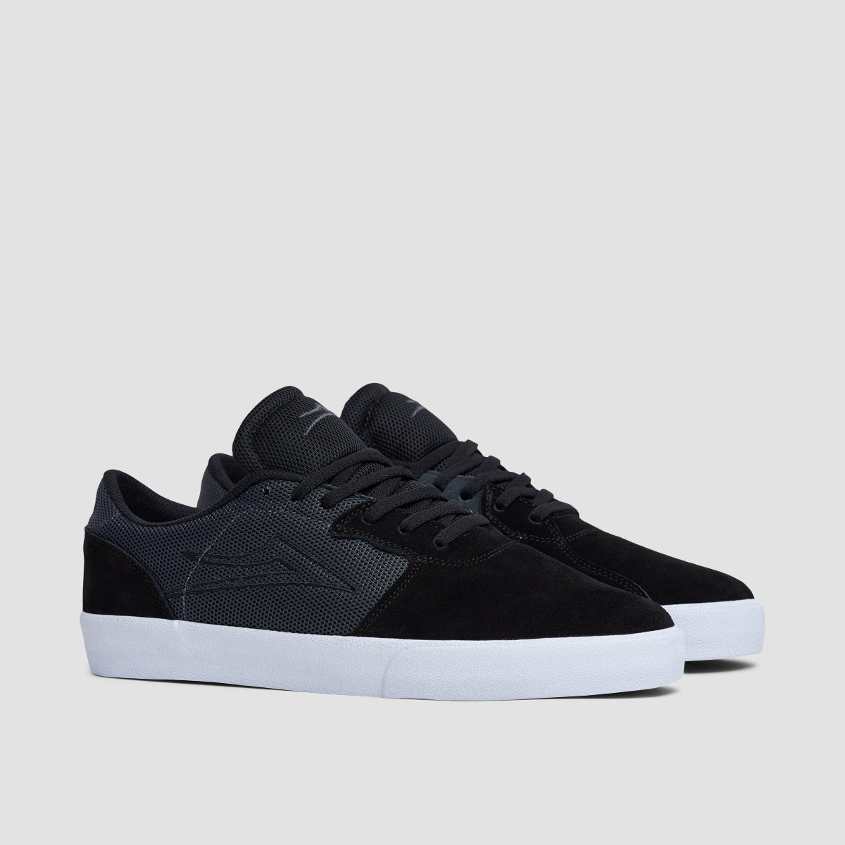 Lakai Cardiff Shoes - Black/Grey Suede