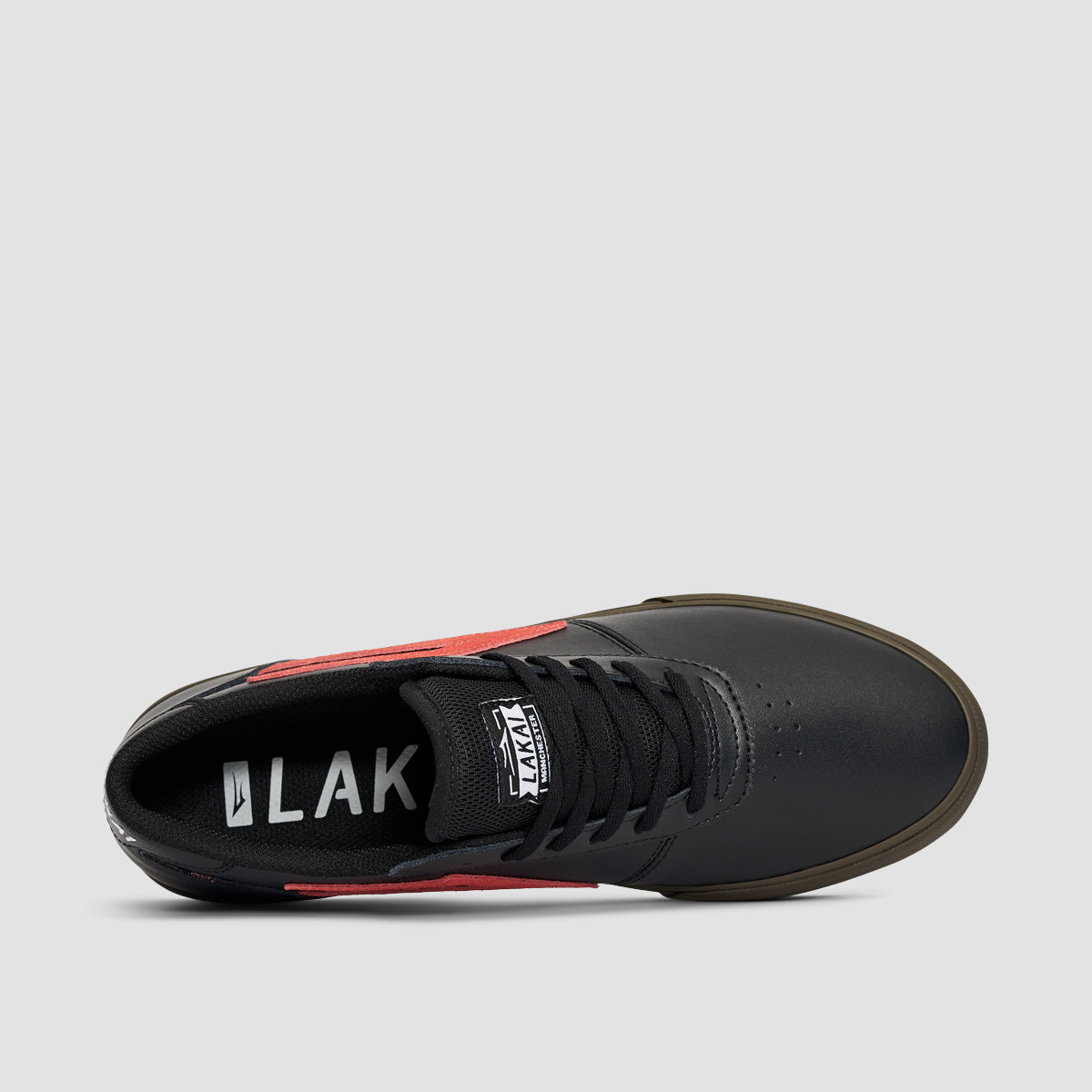 Lakai Manchester Shoes - Black/Dark Gum Leather