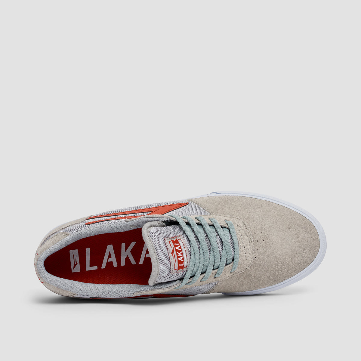 Lakai Manchester Shoes - Grey/Red Suede