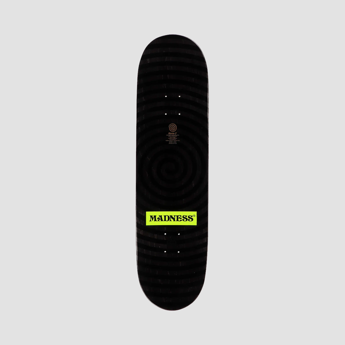 Madness Outcast Popsicle R7 Slick on Middle Section Skateboard Deck Orange/Multi - 8.625"