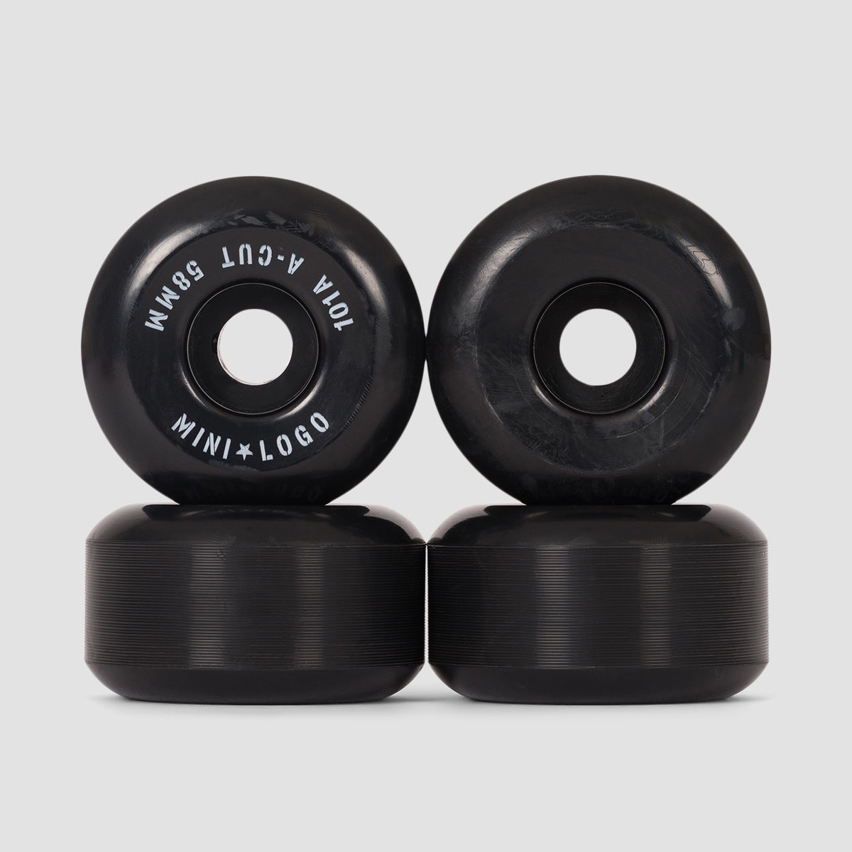 Mini Logo A-Cut 2 101a Skateboard Wheels Black - 58"