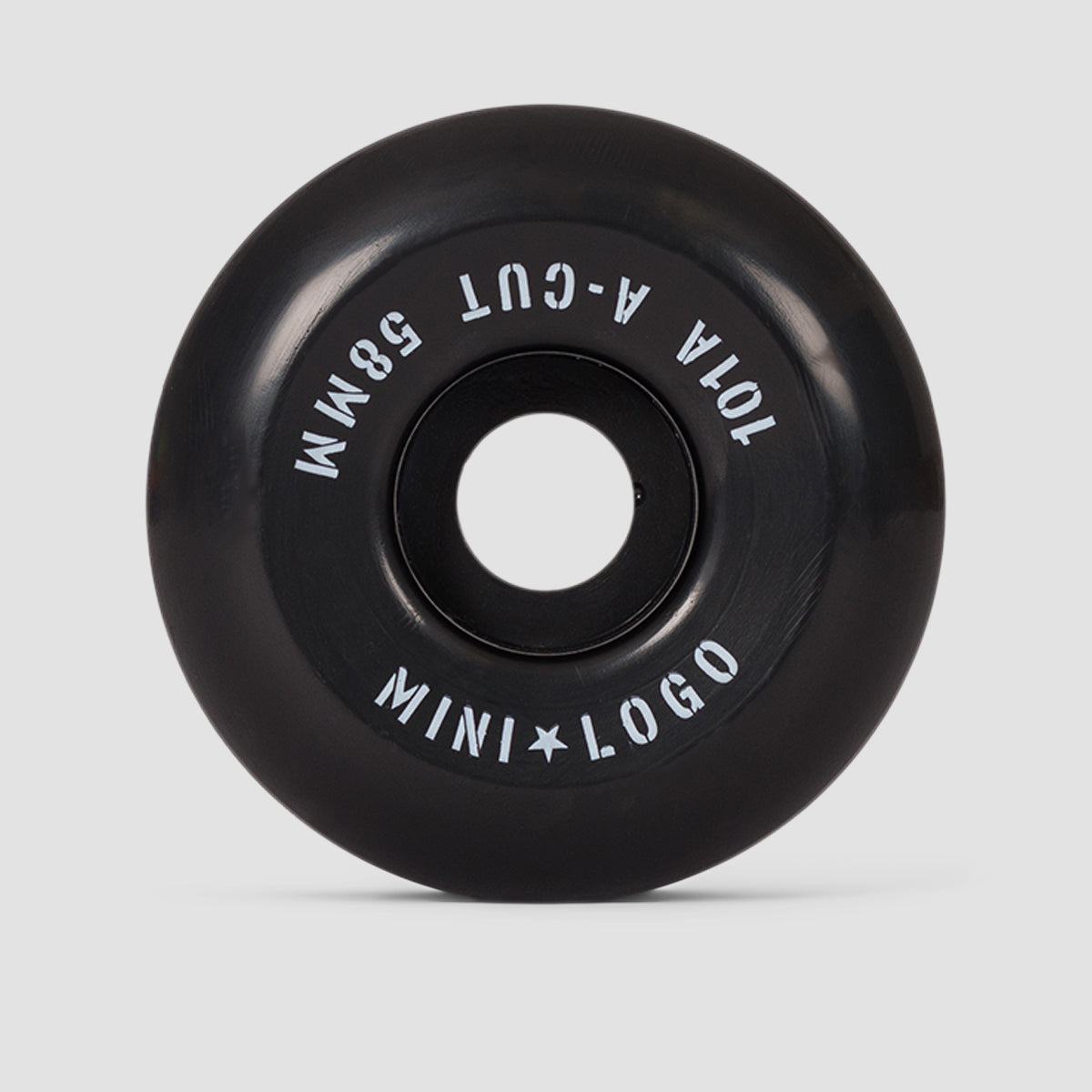 Mini Logo A-Cut 2 101a Skateboard Wheels Black - 58"
