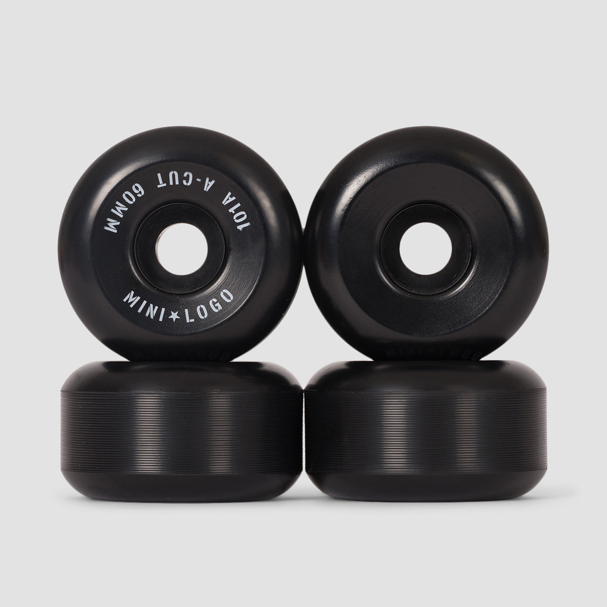 Mini Logo A-Cut 2 101a Skateboard Wheels Black - 60"