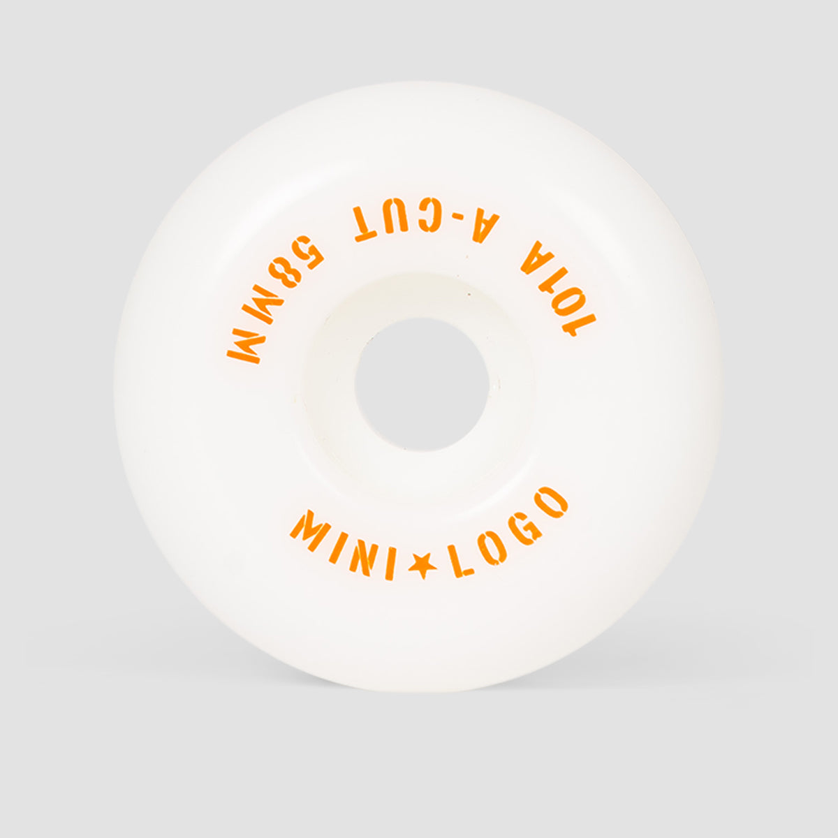 Mini Logo A-Cut 2 101a Skateboard Wheels White 58mm