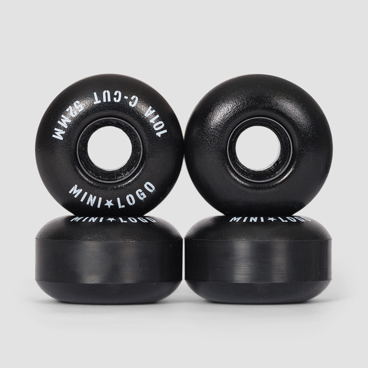 Mini Logo C-Cut 2 101a Skateboard Wheels Black 52mm