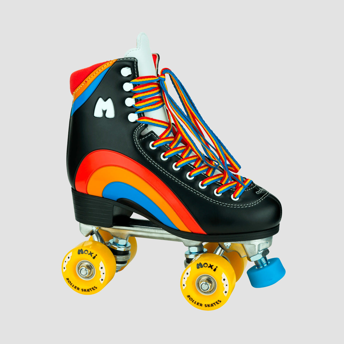 Moxi Rainbow Rider Quad Skates Asphalt Black