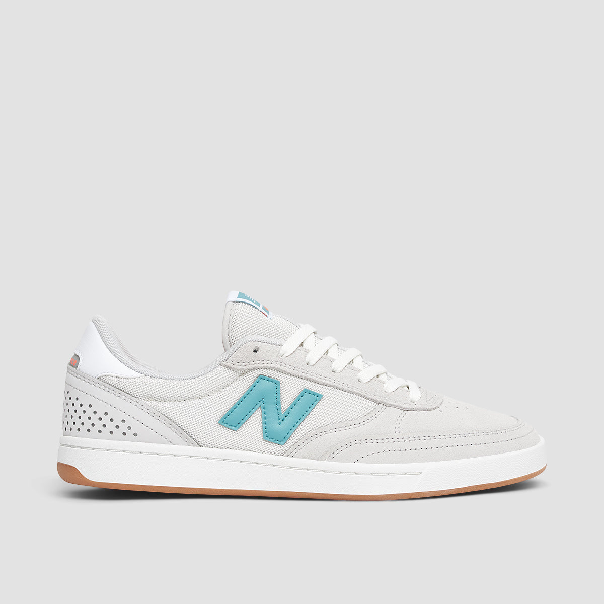 New Balance Numeric 440 Shoes - Light Grey/Aqua Sea
