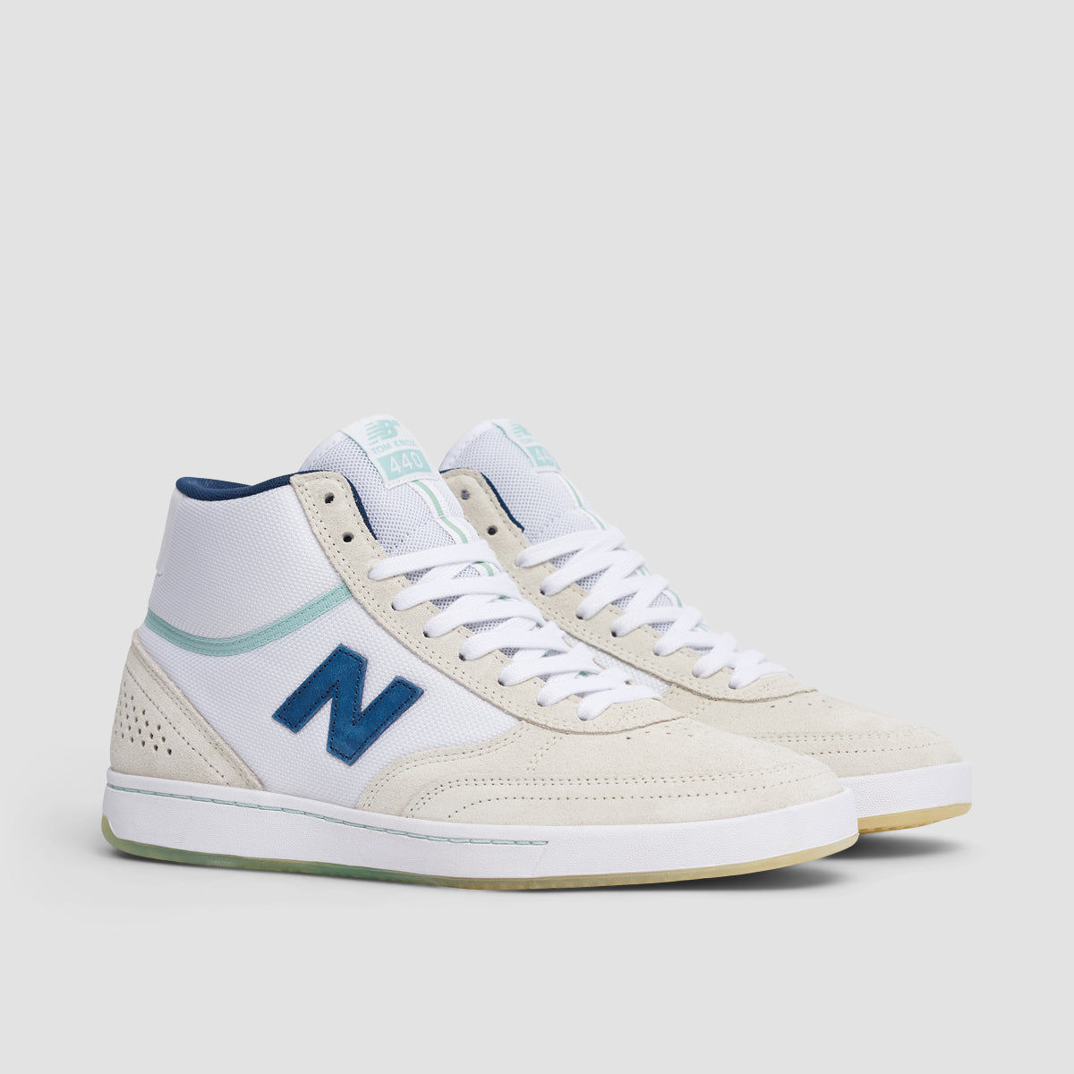 New Balance Numeric Tom Knox 440 High Shoes - White/Navy