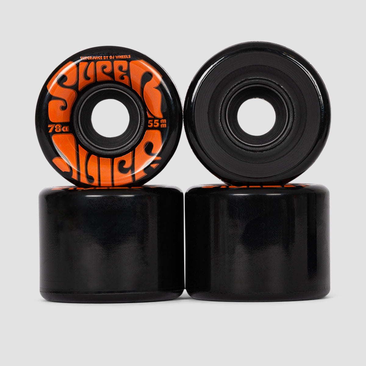 OJ Mini Super Juice 78a Soft Skateboard Wheels Black 55mm