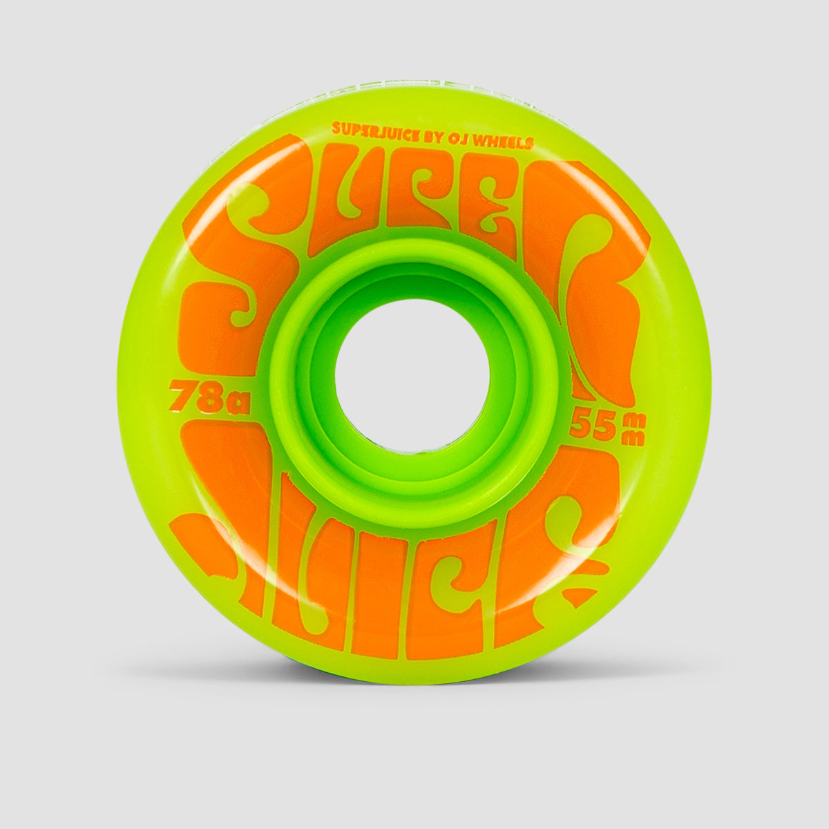 OJ Mini Super Juice 78a Soft Skateboard Wheels Green 55mm