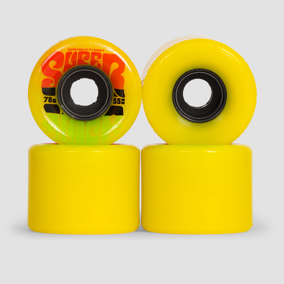 OJ Mini Super Juice 78a Soft Skateboard Wheels Jamaican Sunrise 55mm