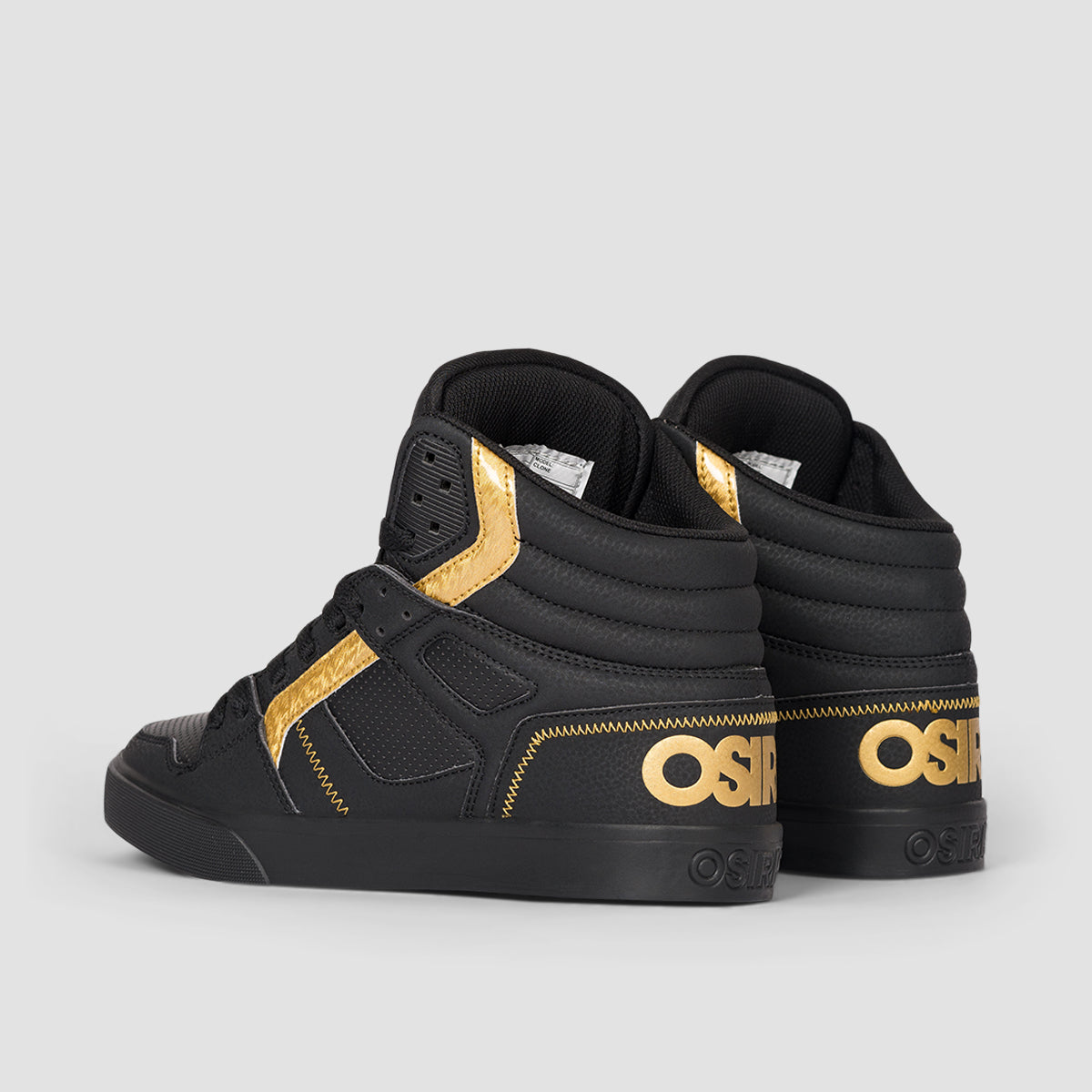 Osiris Clone Shoes - Black/Black/Gold