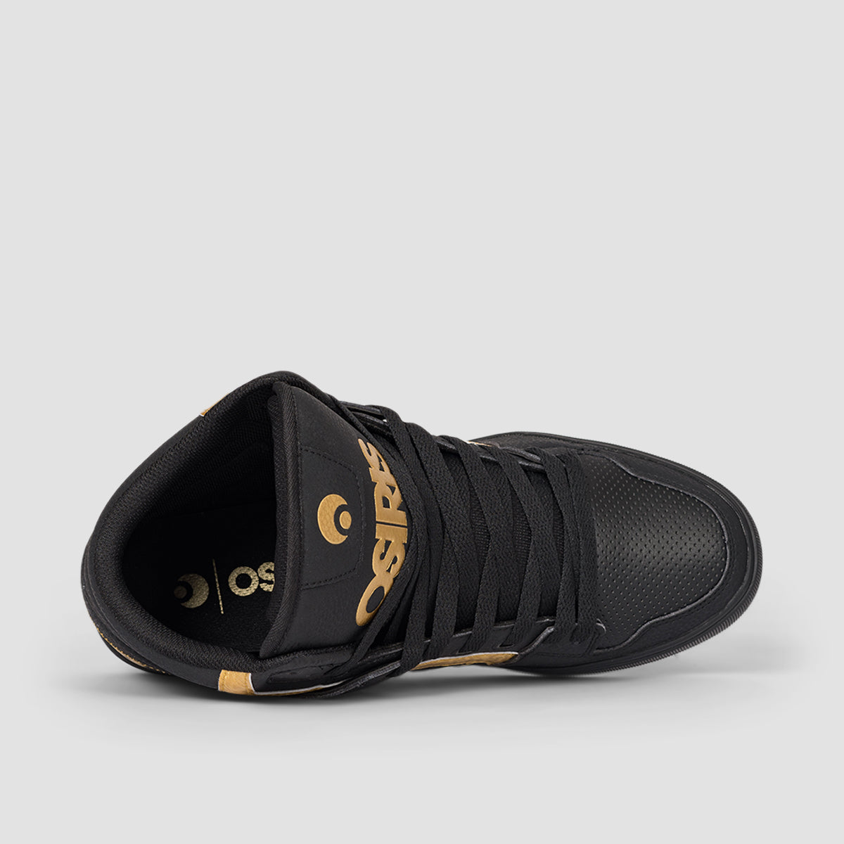 Osiris Clone Shoes - Black/Black/Gold