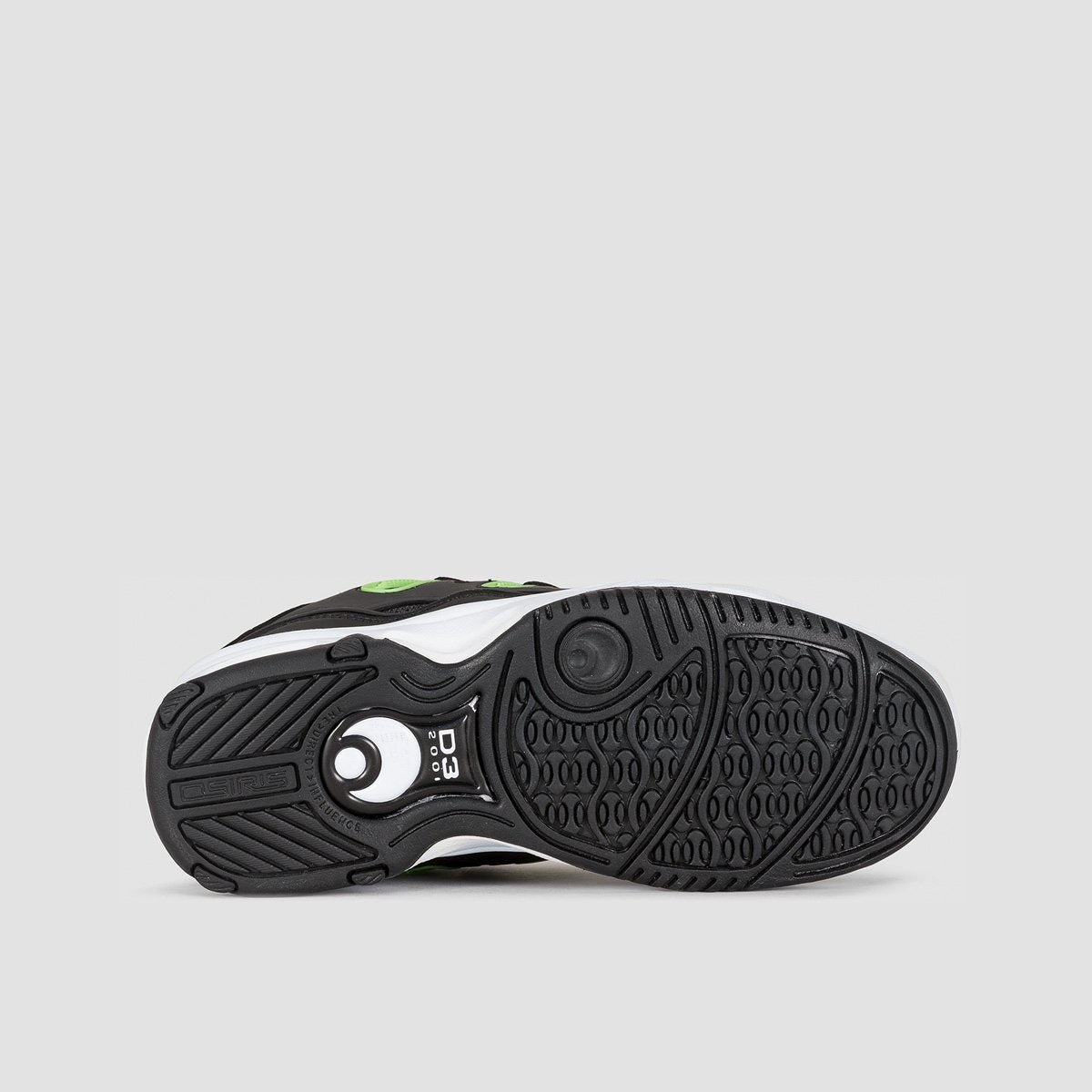 Osiris D3 2001 Black/White/Green - Footwear