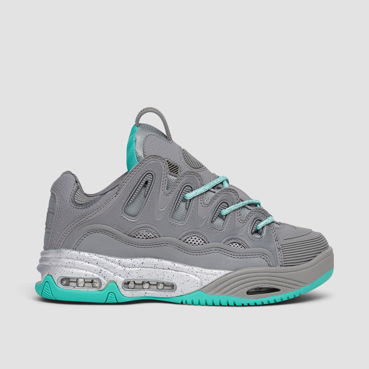 Osiris D3 2001 Shoes - Grey/Seafoam - Kids