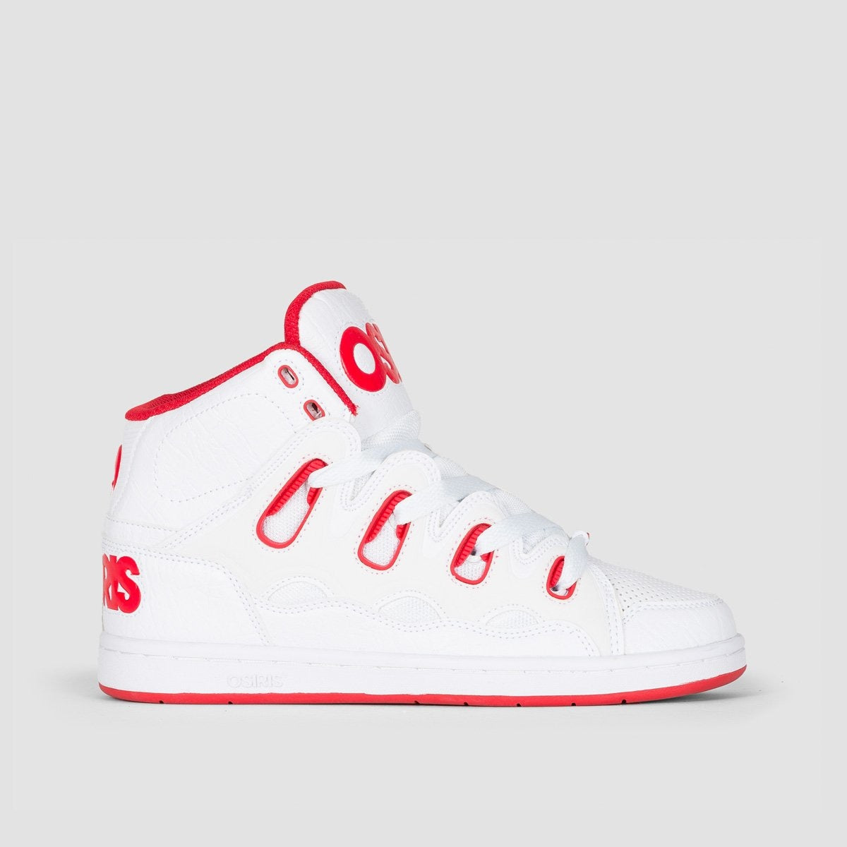 Osiris D3H White/Red/White - Kids - Footwear