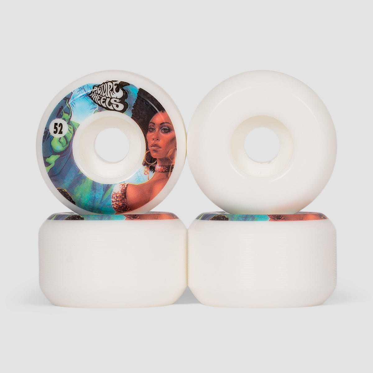 Picture Wheel Co Kung Fu Drifter Team Series Shining Skateboard Wheels