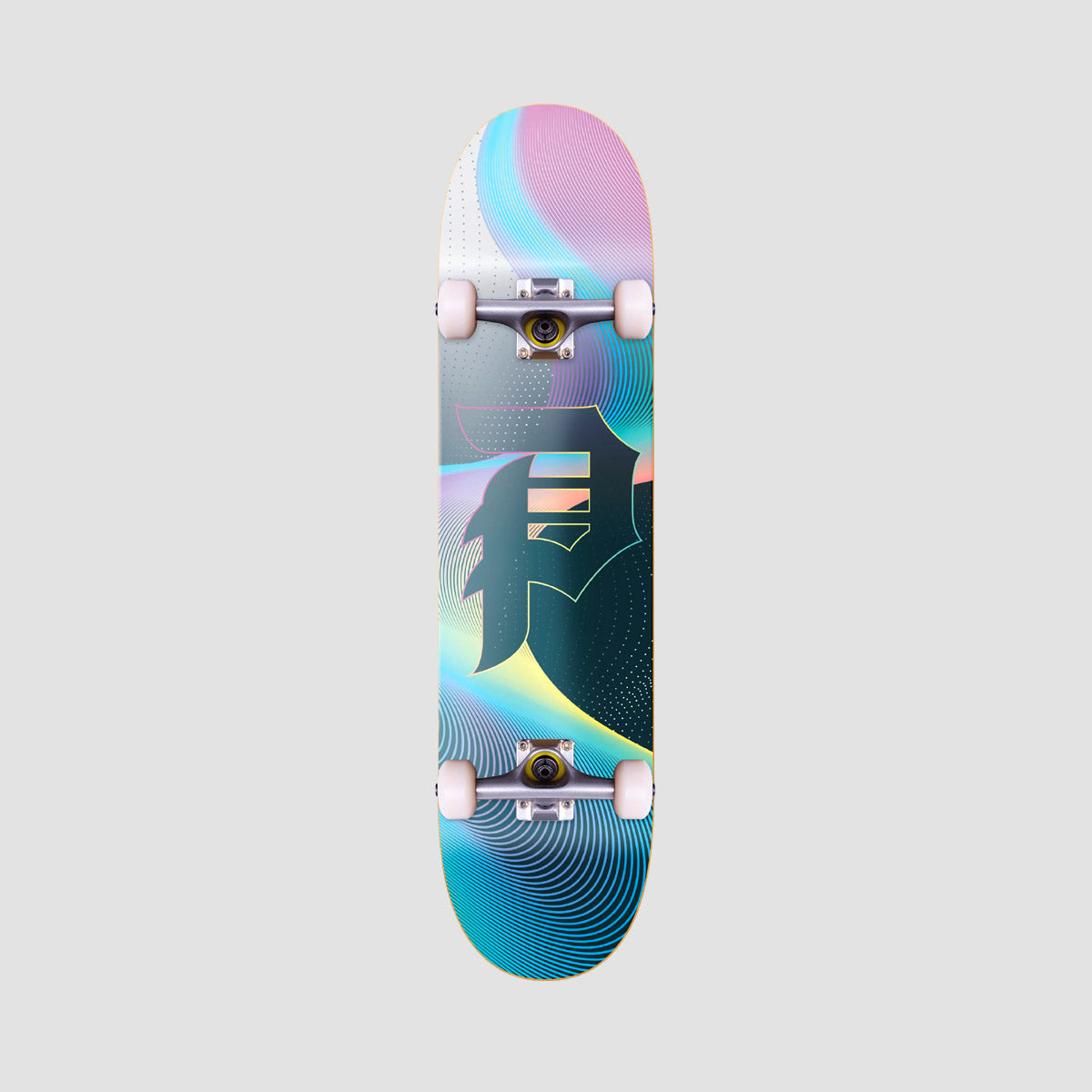 Primitive Dirty P Solar Wind Skateboard Blue/Pink - 7.75"