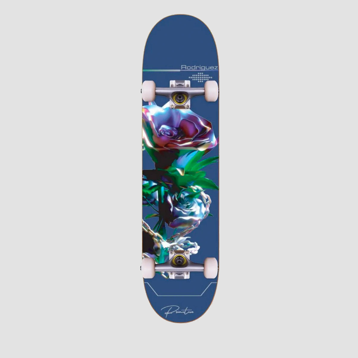 Primitive Rodriguez Eternity Skateboard Blue - 8"