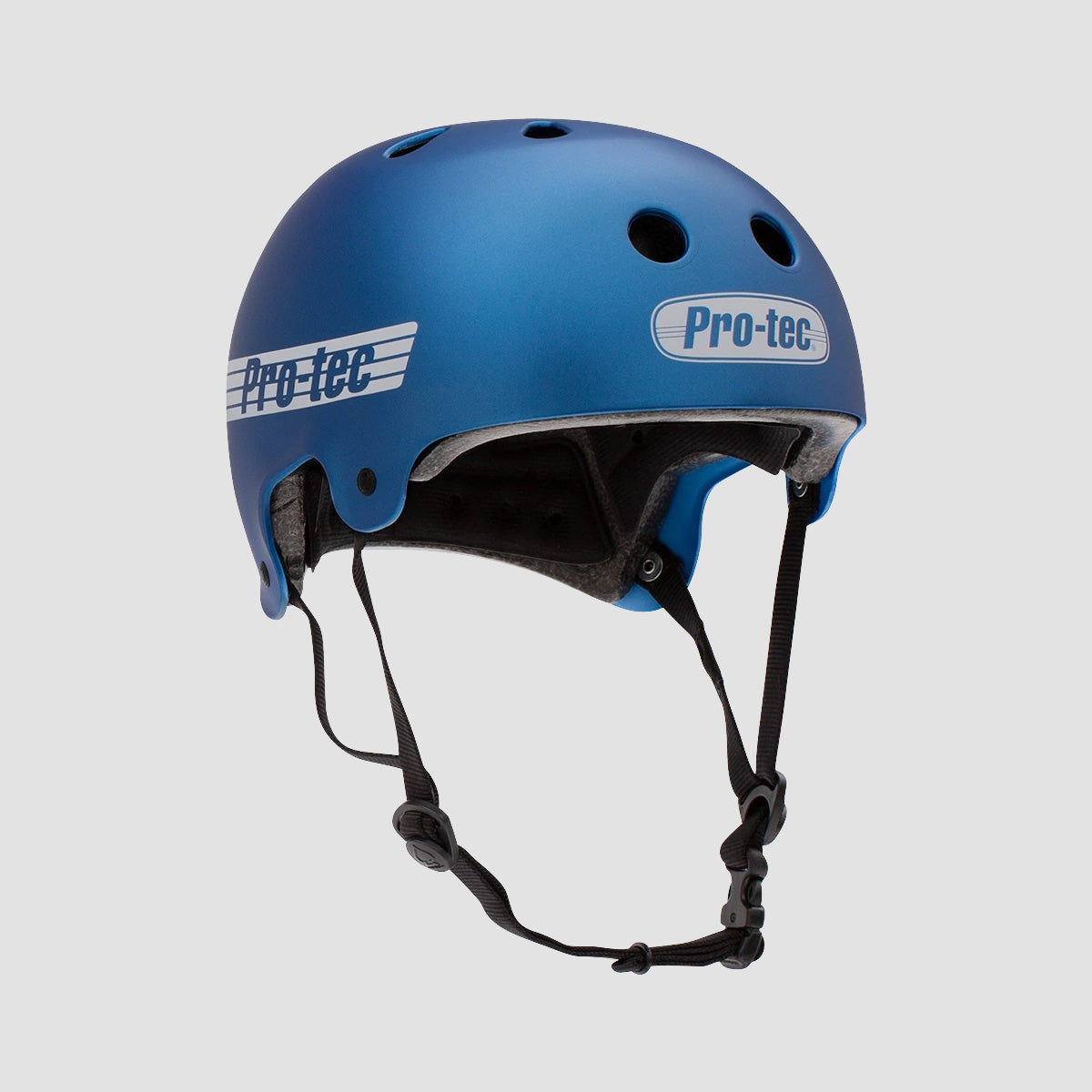 Protec Old School Certified Helmet Matte Metallic Blue