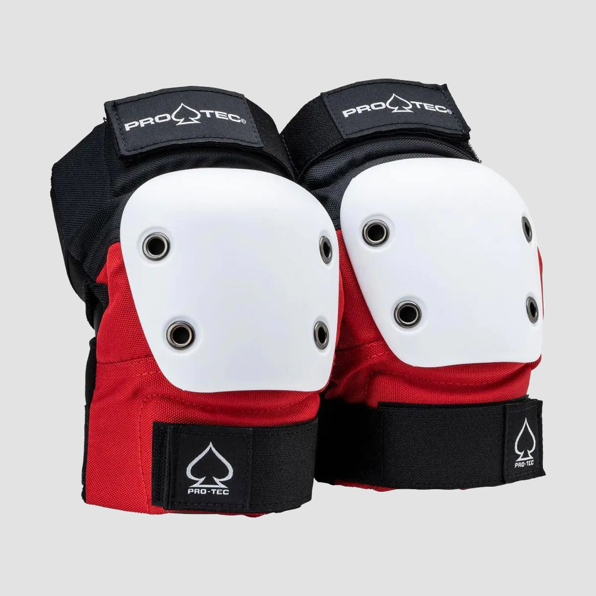 Protec Street Elbow Pads Red/White/Black - Kids
